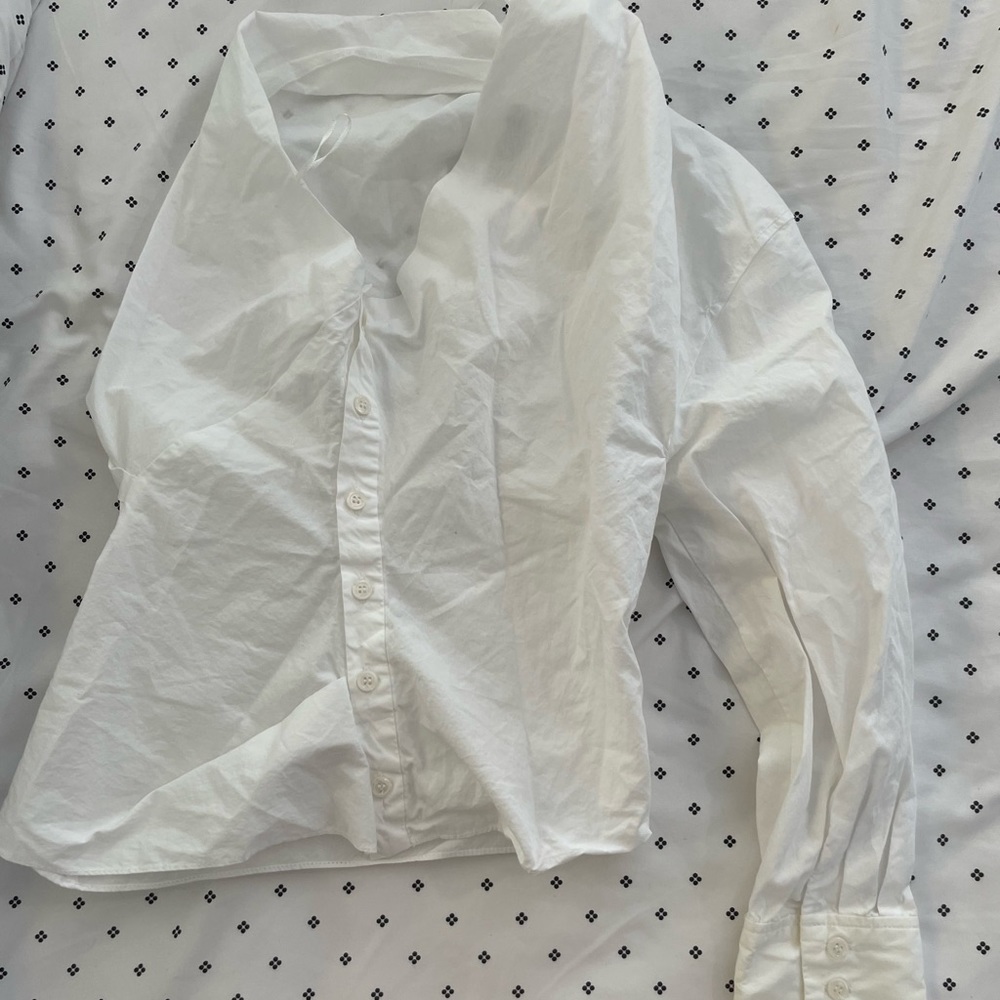 XS Zara asymmetrical shirt